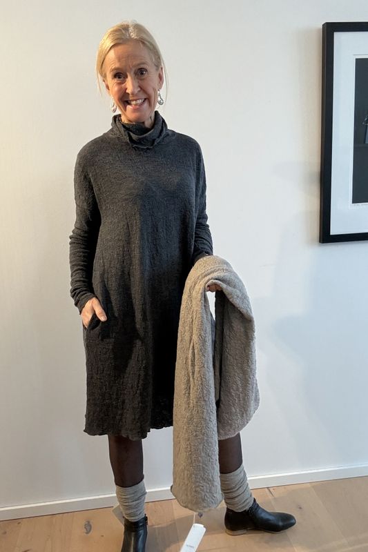 7501 By basics kort kjole med lommer