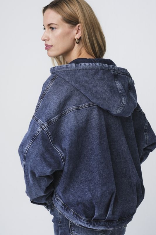 Nevada hood denim jacket fra Jane Luskha