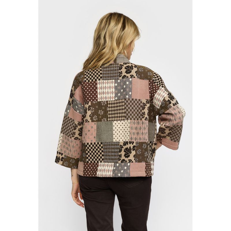 Ditte jakke i patchwork Fra 2-Biz