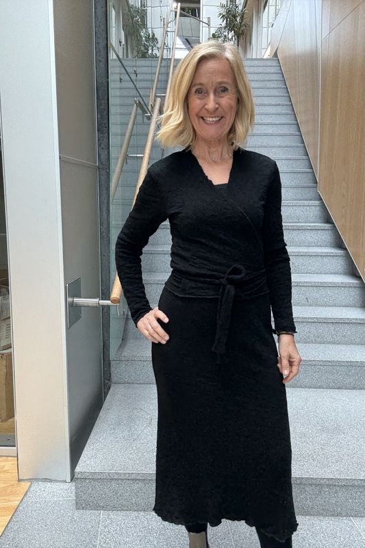 By Basics 5503, Bubble wool langt skjørt