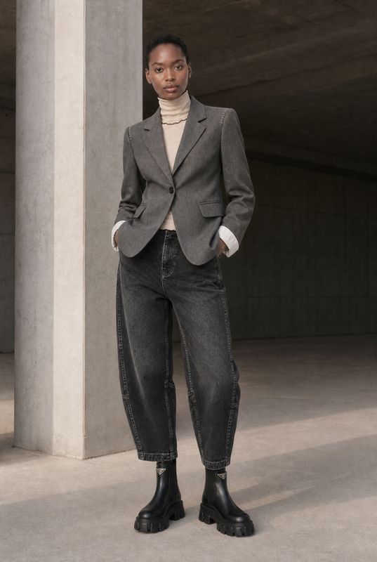 Jane Lushka Eleni viscose basic blazer
