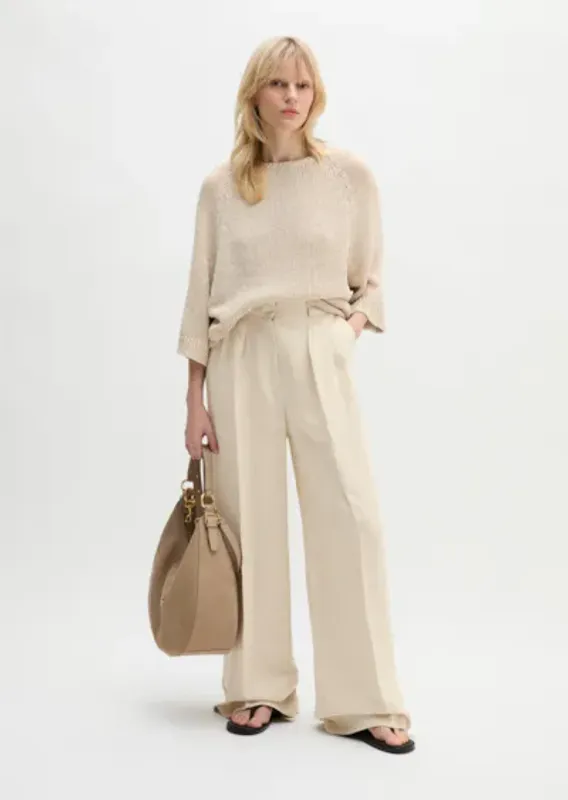 MarcO Polo bukse med lange ben og høyt liv