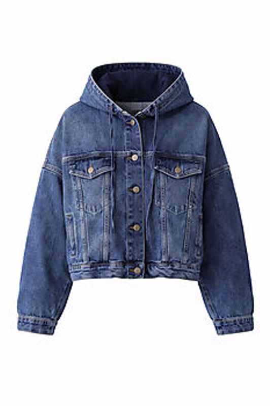 Nevada hood denim jacket fra Jane Luskha