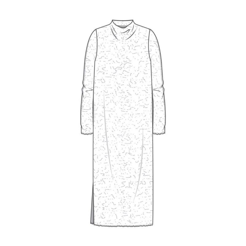 7503 By basics Bobblewool kjole med lommer