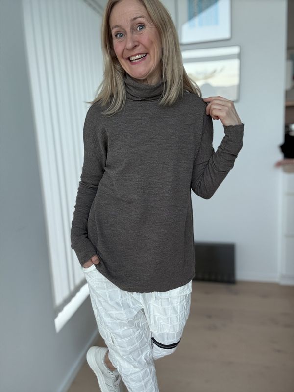 By basics 4049 merinoull med hals