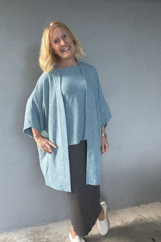 8018 cardigan extra wide