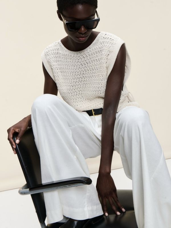 Open cotton vest 2017 fra Jane Lushka